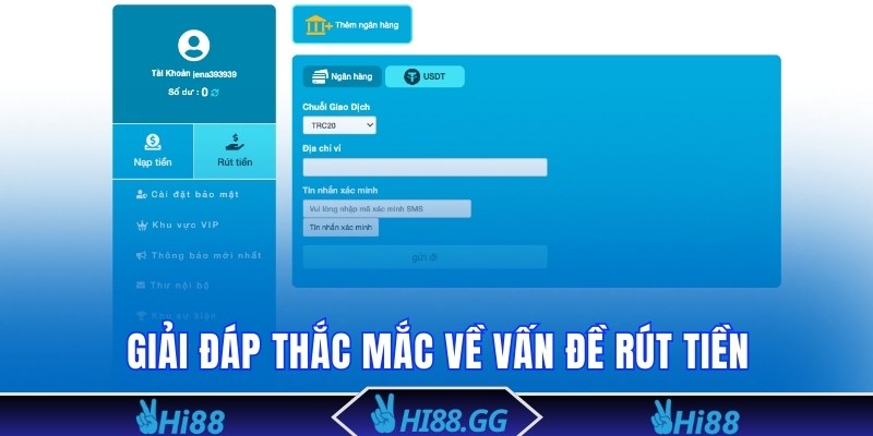 Giải đáp thắc mắc về vấn đề rút tiền trực tuyến tại nhà cái