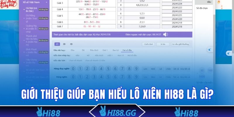 Giới thiệu giúp bạn hiểu lô xiên Hi88 là gì?