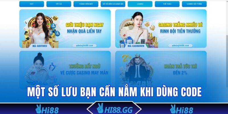 Một số lưu bạn cần nắm khi dùng code