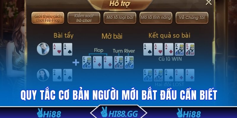 Quy tắc cơ bản người mới bắt đầu cần biết