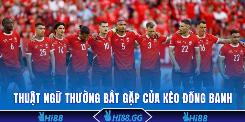 Thuật ngữ thường bắt gặp của kèo cược đồng banh 