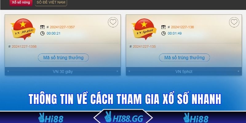 Tổng hợp tất cả thông tin về cách tham gia xổ số nhanh