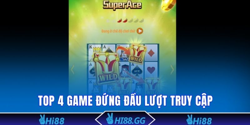 Top 4 game đứng đầu lượt truy cập