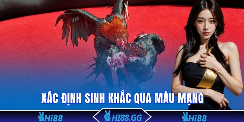 Xác định sinh khắc qua màu mạng